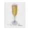 Stupell Industries Champagne Glass Shimmer Canvas Design by Matthew Piotrowicz